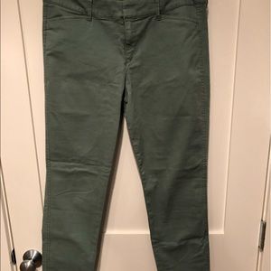 Old Navy Army Green Pixie Pants